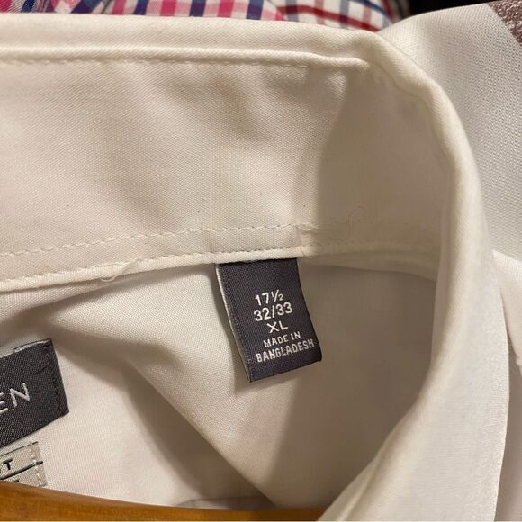 Van Heusen White Casual Button Down Shirt - Picture 9 of 9